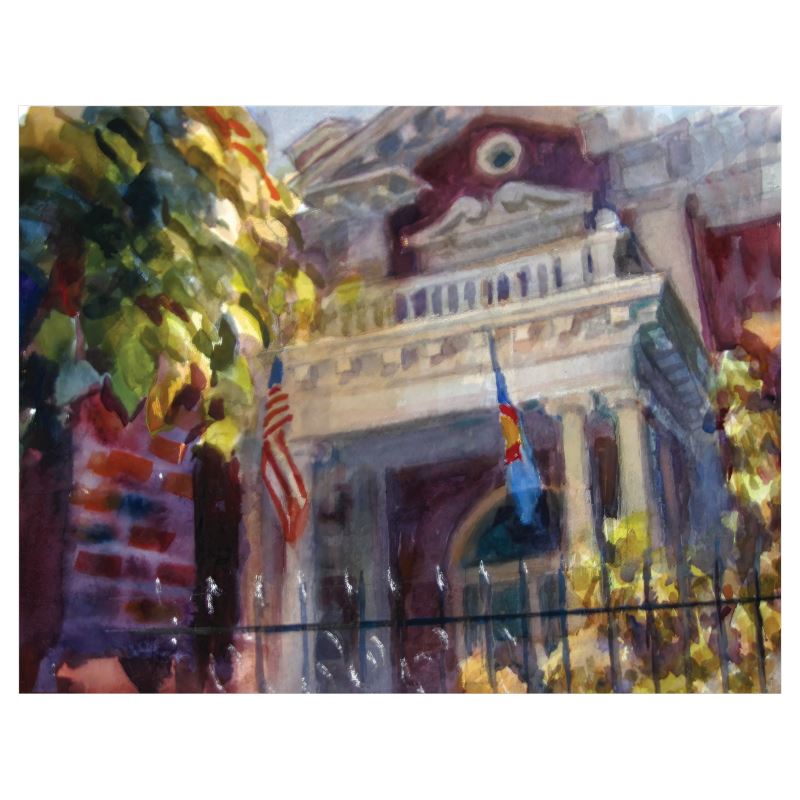 Main Entrance of Governor Mansion